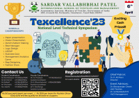 Texcellence'23 National Level Technical Symposium Poster